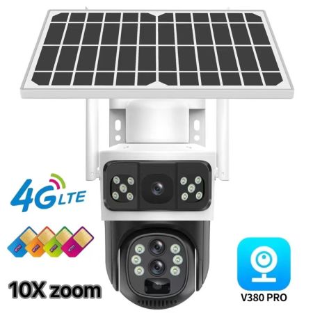 SOLAR 4G 10X ZOOM CAMERA