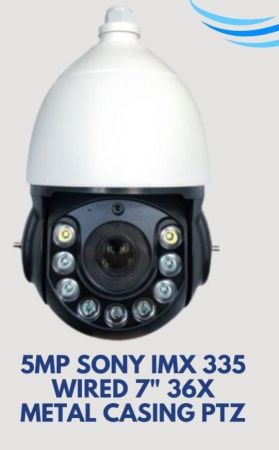 5MP Sony IMX 335 Wired   36x Metal Casing PTZ